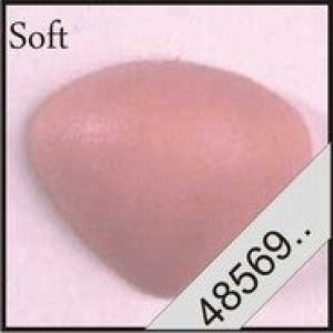 Veiligheidsneus driehoek soft rose -12mm