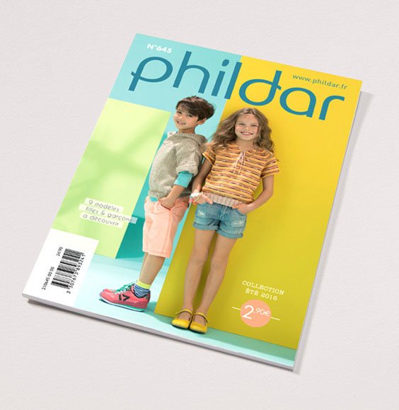Phildar nr.645 Kinderen | Het Wolhuis Phildar Mini-catalogus nr.645 Kinderen