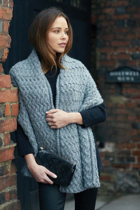 Rowan Wrap your Style by Quail Studio - Cabled Wrap