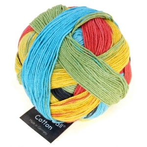 Schoppel Wolle Zauberball Cotton-2338 Echte Bewechslung