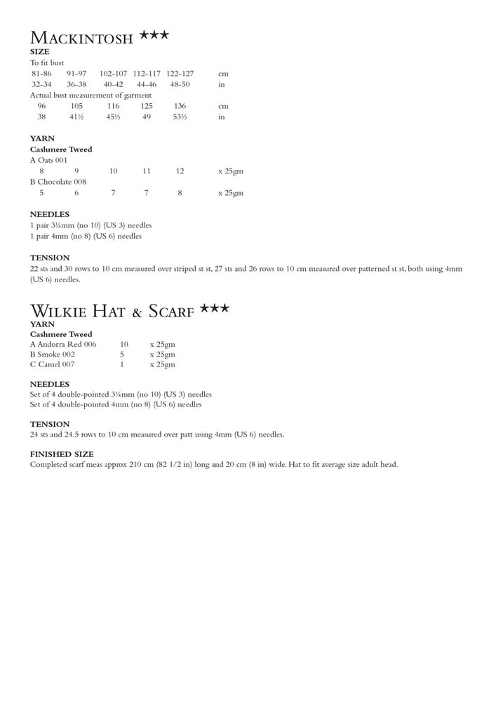 Rowan Cashmere Tweed-Boek | Het Wolhuis Rowan Cashmere Tweed boek