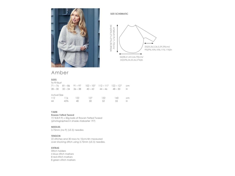 Amber - Rowan Essential Knits Sweaters