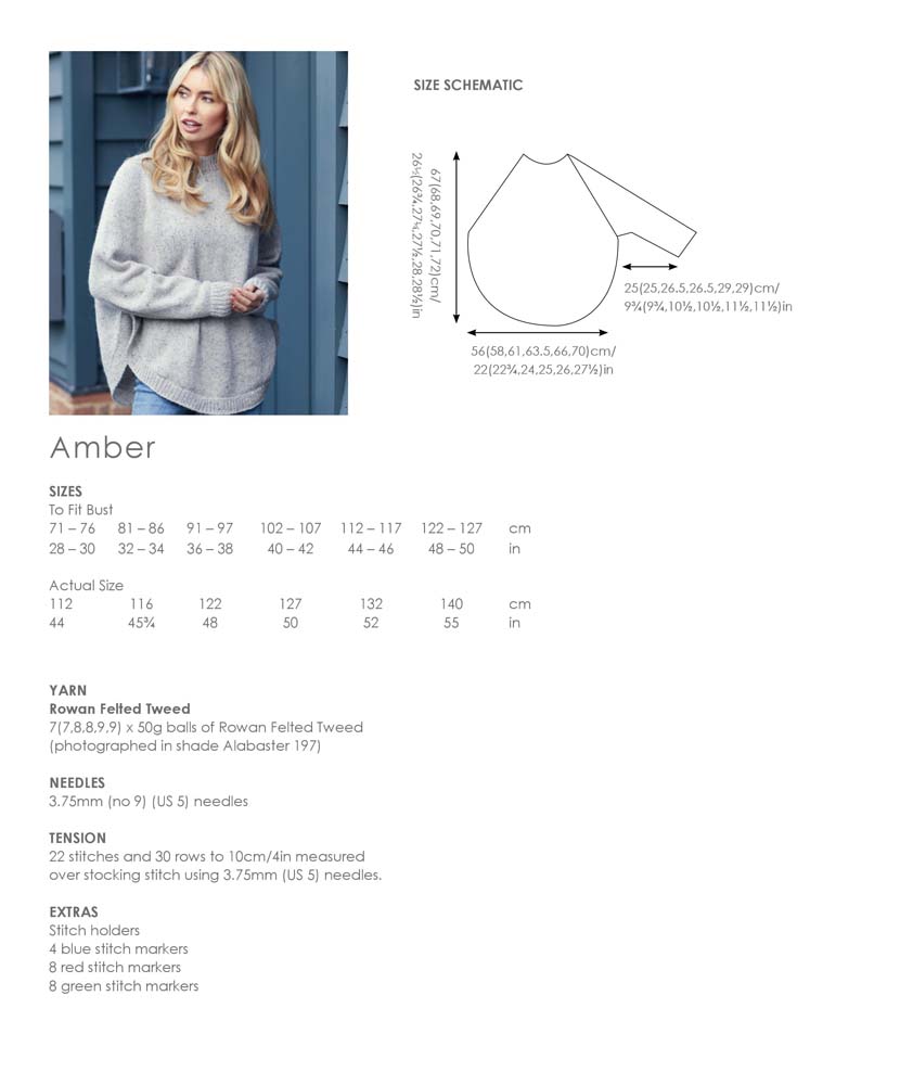 Rowan Essential Knits Sweaters | Het Wolhuis Amber - Rowan Essential Knits Sweaters