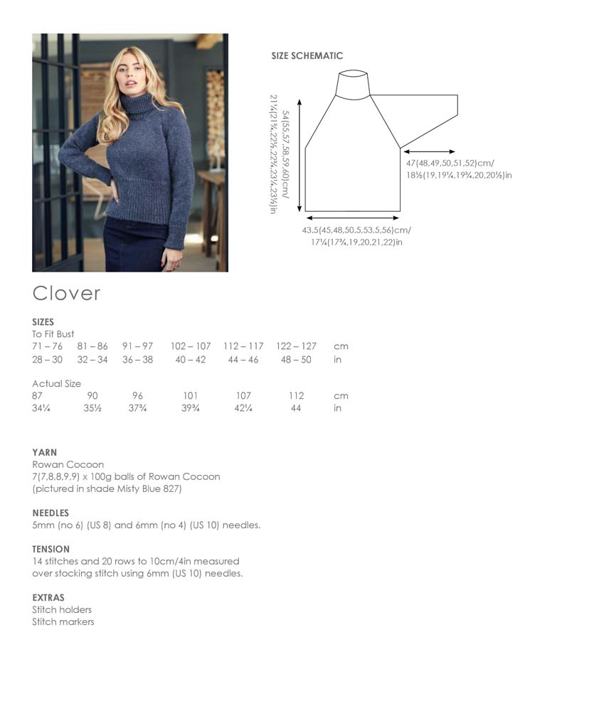 Rowan Essential Knits Sweaters | Het Wolhuis Clover - Rowan Essential Knits Sweaters