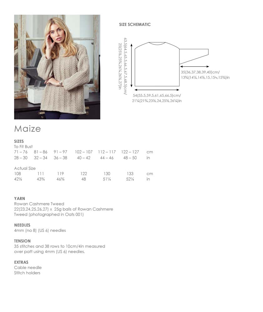 Rowan Essential Knits Sweaters | Het Wolhuis Maize - Rowan Essential Knits Sweaters