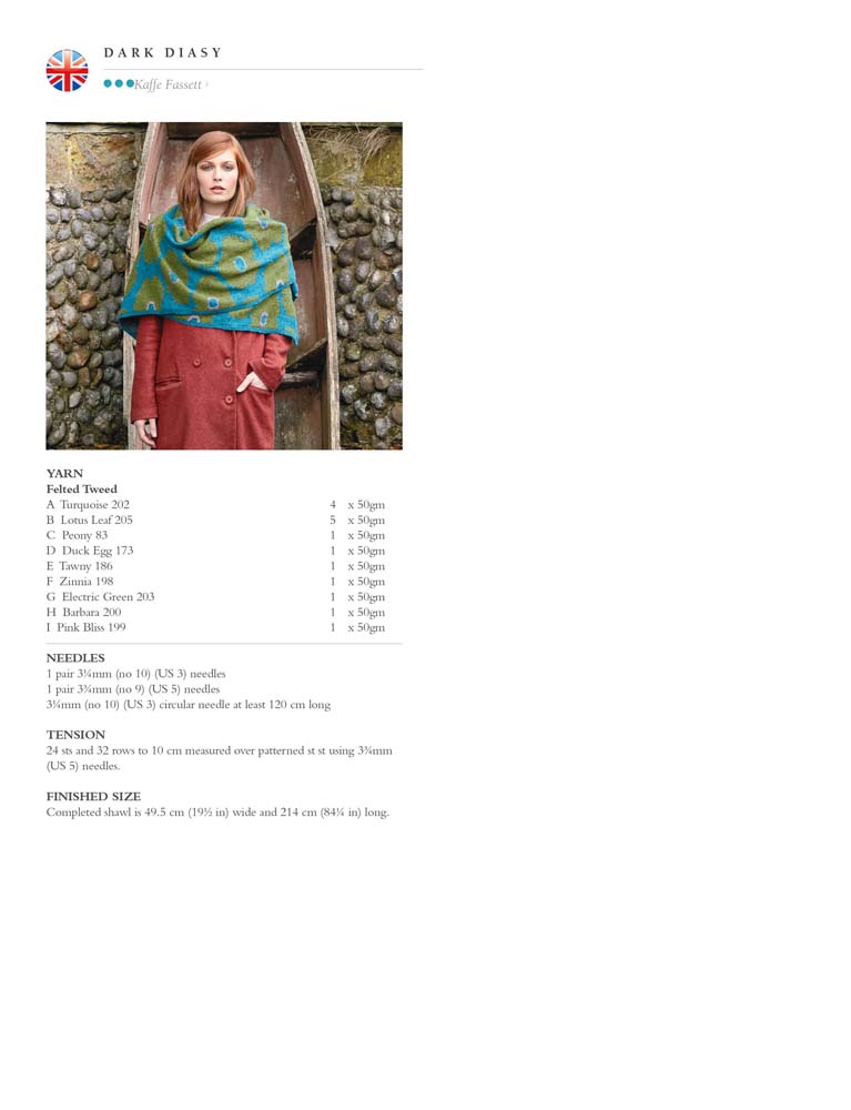 Rowan Winter Vintage by Kaffe Fasset | Het Wolhuis Dark diasy - Rowan Winter Vintage by Kaffe Fasset