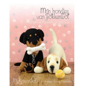 Mijn hondjes van sokkenwol - Kristel Droog-Dekkers