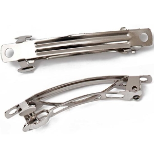 Haarclip 40mm - Zilver | Het Wolhuis