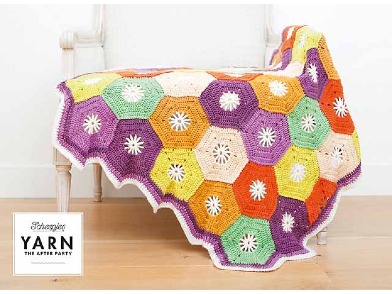 YARN The After Party nr.14 Hexagon Blanket