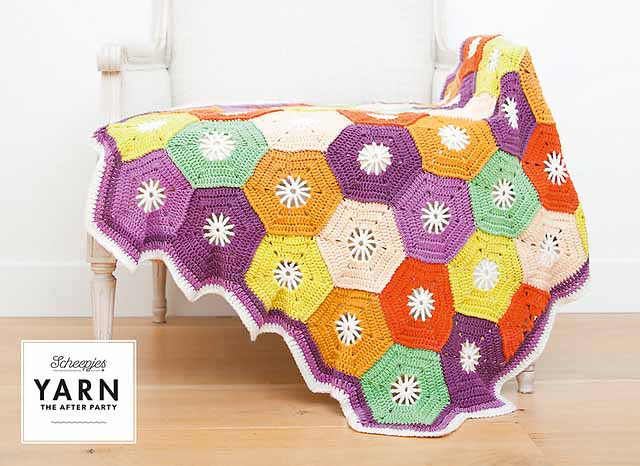 YARN The After Party nr.14 Hexagon Blanket