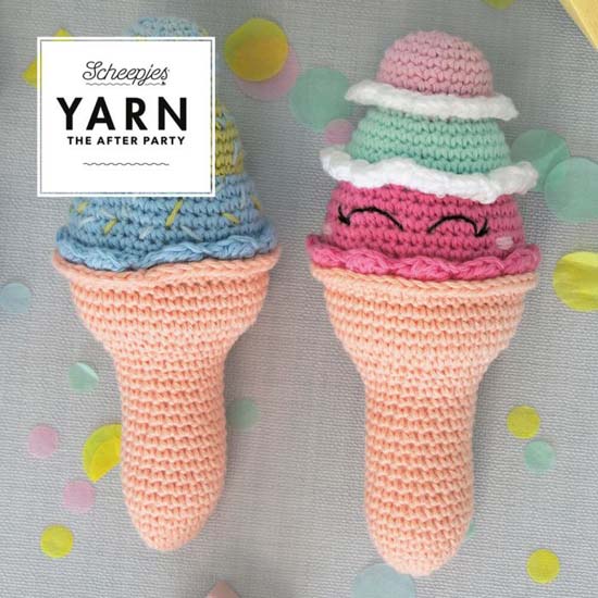 Yarn The After Party No.56 Ice Cream Rattle
