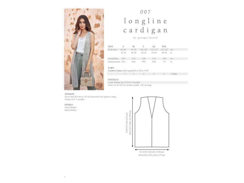 Rowan Mode Collection no.2 Longline Cardigan