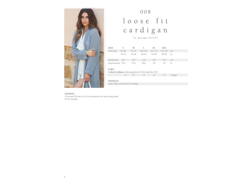 Rowan Mode Collection no.2 Loose fit cardigan