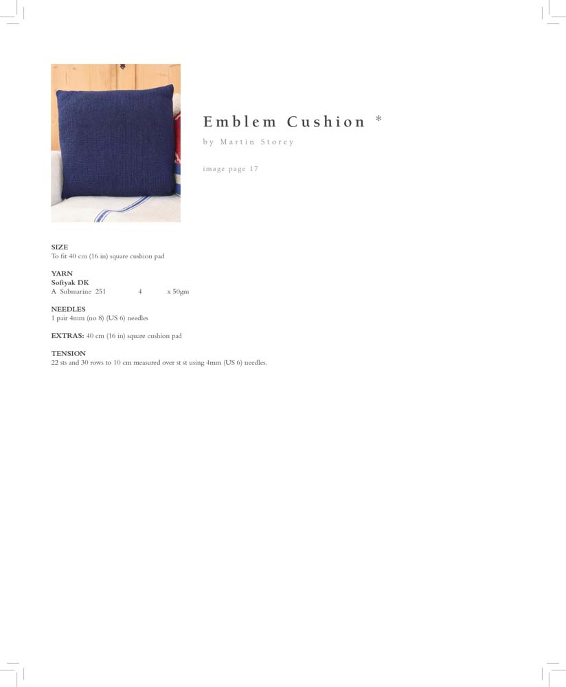 Rowan Cape Bay | Het Wolhuis Rowan Cape Bay - Emblem Cushion
