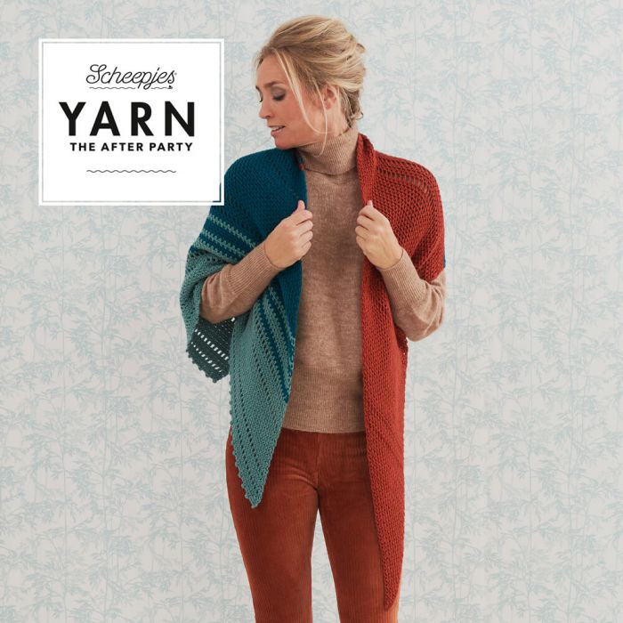 Scheepjes Yarn The After Party No.92 Away Day Shawl | Het Wolhuis Yarn The After Party No.92 Away Day Shawl