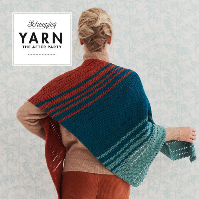Scheepjes Yarn The After Party No.92 Away Day Shawl | Het Wolhuis Yarn The After Party No.92 Away Day Shawl