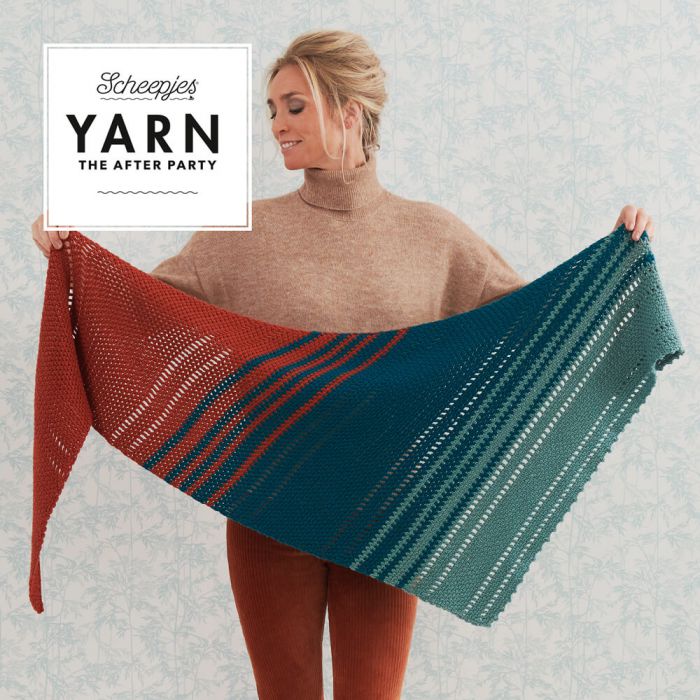 Scheepjes Yarn The After Party No.92 Away Day Shawl | Het Wolhuis Yarn The After Party No.92 Away Day Shawl