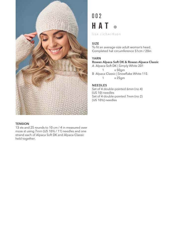 Rowan MODE Collection Three | Het Wolhuis Rowan MODE at Rowan – Collection Three - 002 Hat