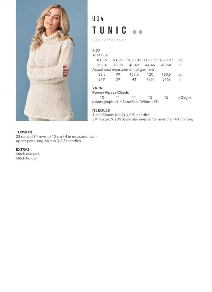 Rowan MODE Collection Three | Het Wolhuis Rowan MODE at Rowan – Collection Three - 004 Tunic