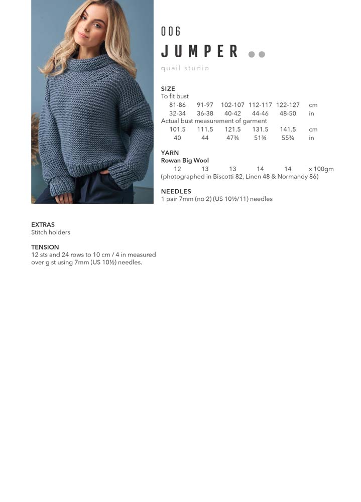 Rowan MODE Collection Three | Het Wolhuis Rowan MODE at Rowan – Collection Three - 006 Jumper