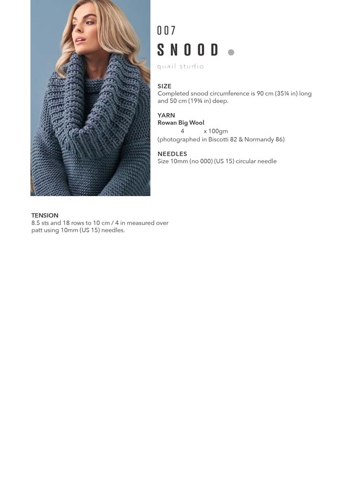 Rowan MODE Collection Three | Het Wolhuis Rowan MODE at Rowan – Collection Three - 007 Snood