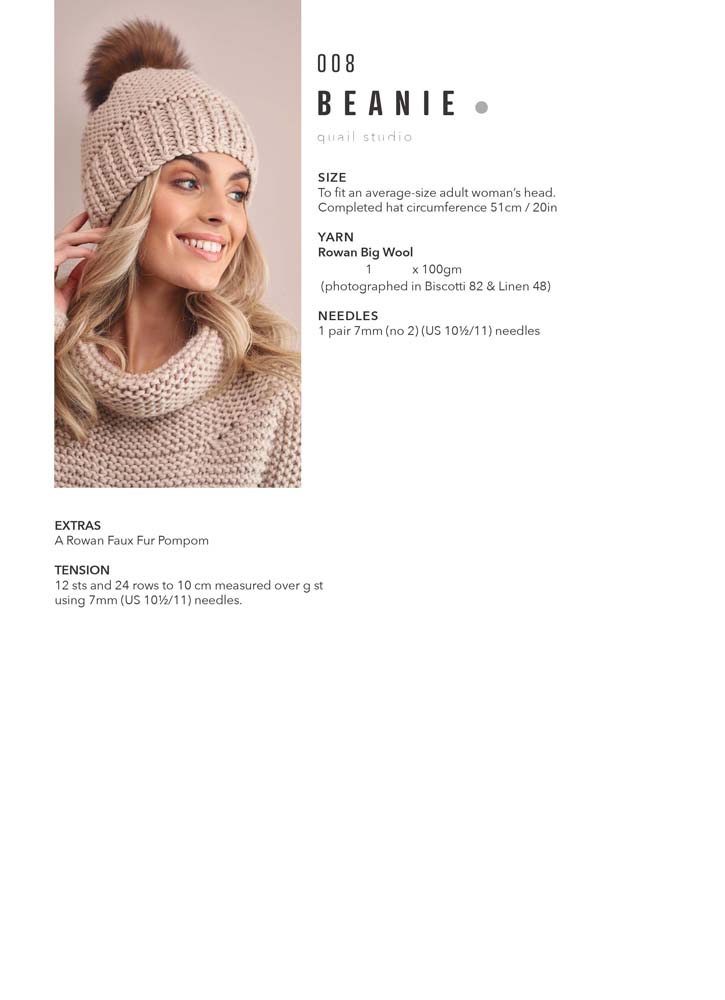 Rowan MODE Collection Three | Het Wolhuis Rowan MODE at Rowan – Collection Three - 008 Beanie
