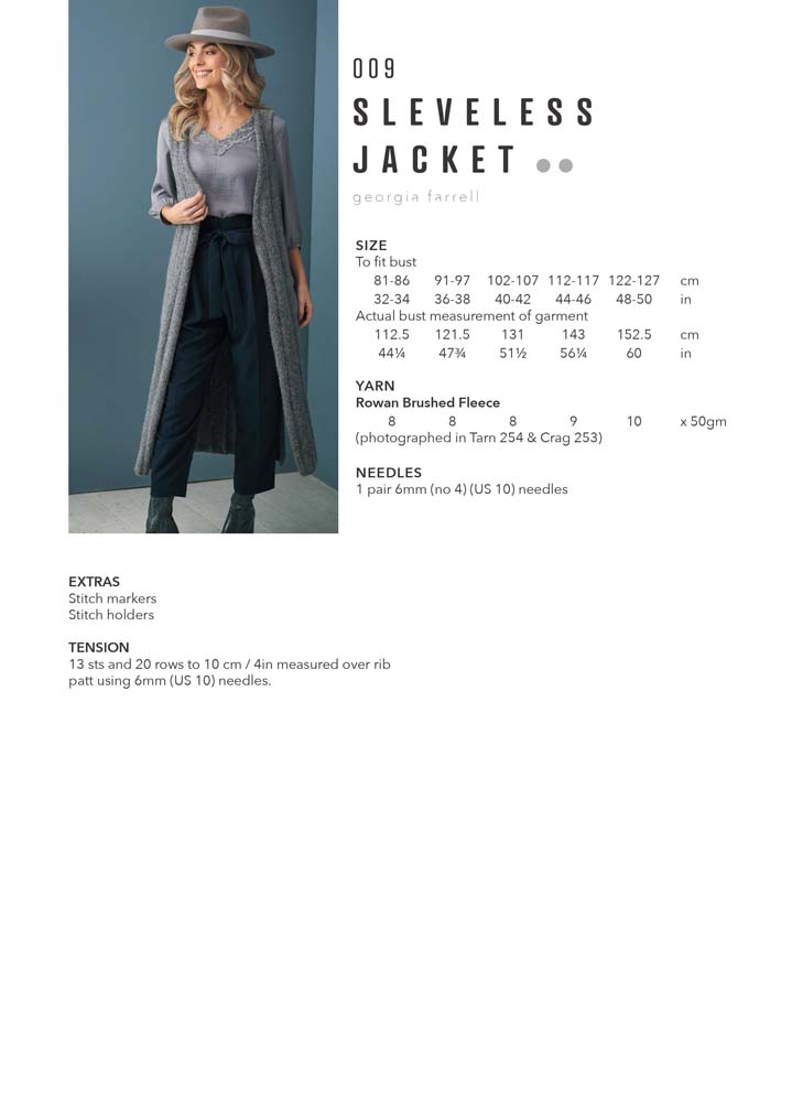 Rowan MODE Collection Three | Het Wolhuis Rowan MODE at Rowan – Collection Three - 009 Sleveless Jacket