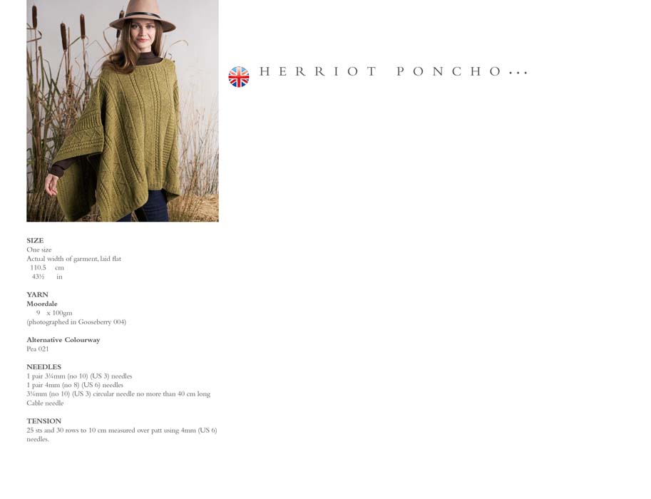 Rowan Moordale Collection Two - Herriot Poncho