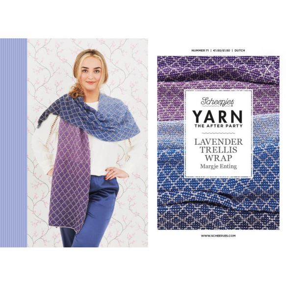 YARN The After Party no.71 Lavender Trellis Wrap