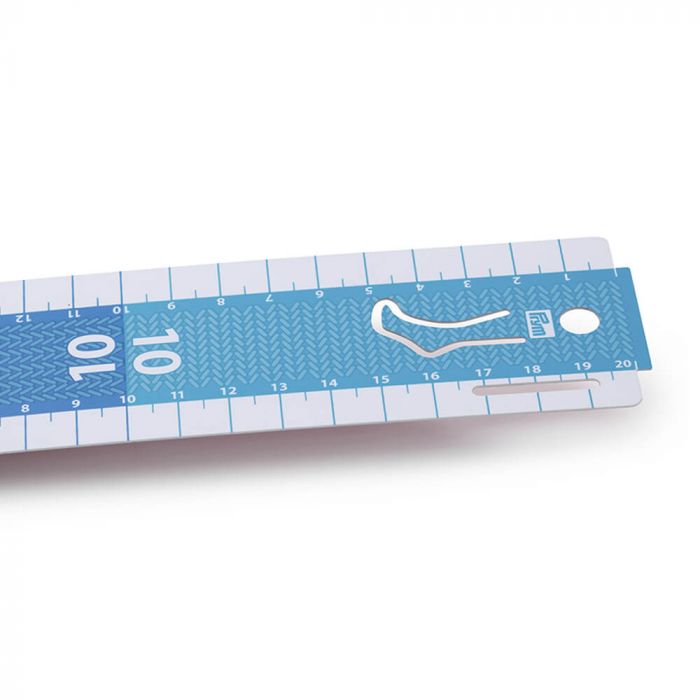 Prym Handmeetlat sokken breien 20cm-610738 | Het Wolhuis Prym Handmeetlat sokken breien 20cm | Het Wolhuis