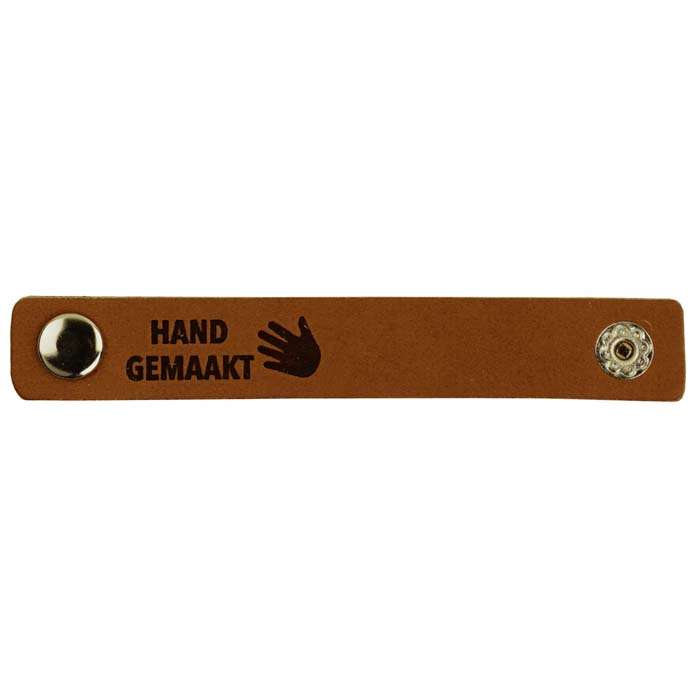 Durable Leren Label - Hand gemaakt 10 x 1,5 cm-020.1195 | Het Wolhuis Durable Leren Label - Hand gemaakt 10 x 1,5 cm-020.1195-004