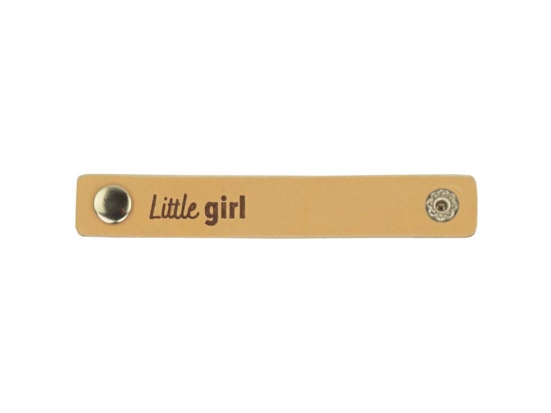 Durable Leren Label - Little Girl 10 x 1,5 cm-020.1197-001