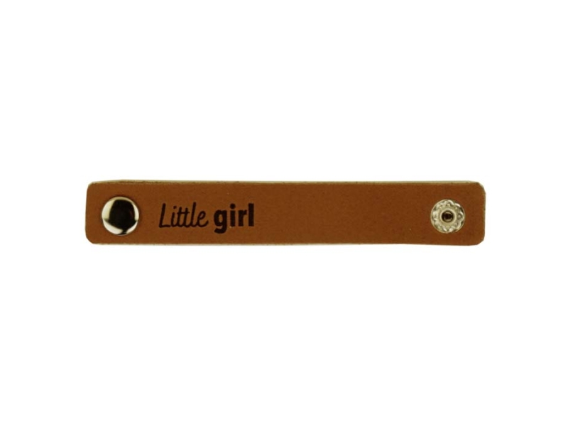 Durable Leren Label - Little Girl 10 x 1,5 cm-020.1197-004