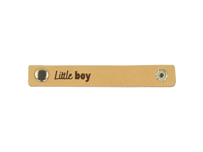 Durable Leren Label - Little Boy 10 x 1,5 cm-020.1196-001