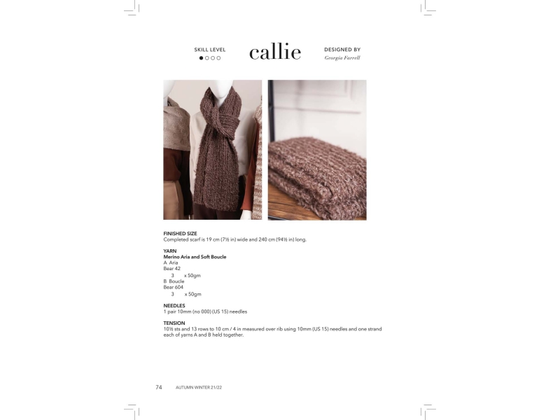 Rowan MODE at Rowan – Collection Five - Callie
