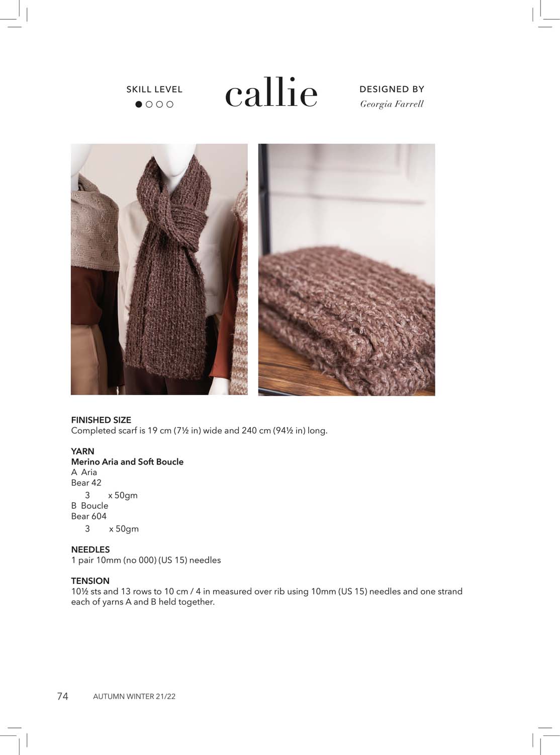 Rowan MODE Collection Five | Het Wolhuis Rowan MODE at Rowan – Collection Five - Callie