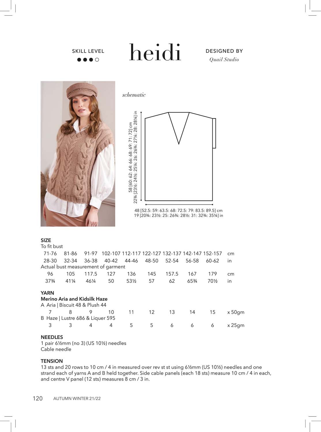 Rowan MODE Collection Five | Het Wolhuis Rowan MODE at Rowan – Collection Five - Heidi