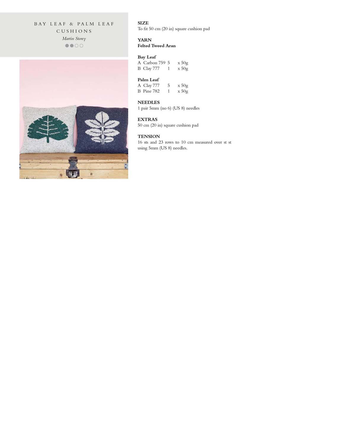 Rowan Magazine 70 | Het Wolhuis Rowan Magazine 70 - Bay leaf cushion