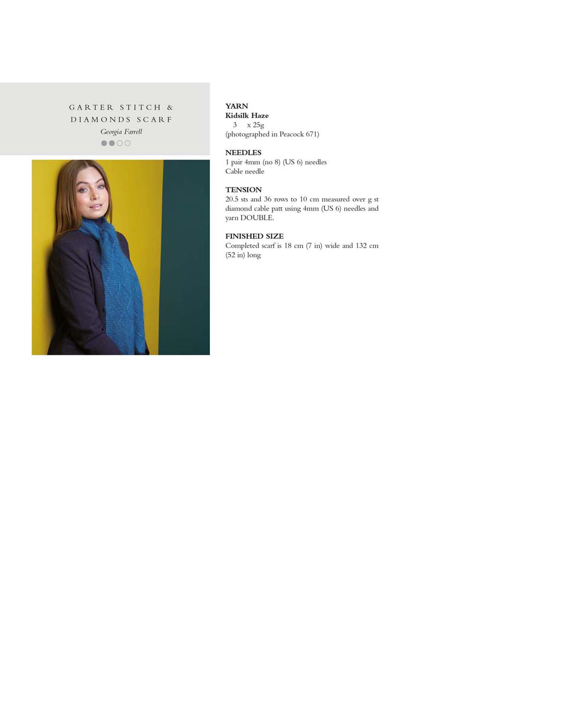 Rowan Magazine 70 | Het Wolhuis Rowan Magazine 70 - Garder Stitch Scarf