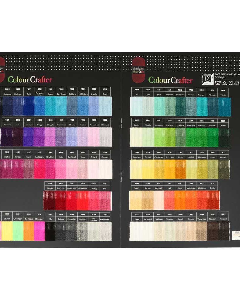 Kleurenkaart Scheepjes Colour Crafter | Het Wolhuis Kleurenkaart Scheepjes Colour Crafter