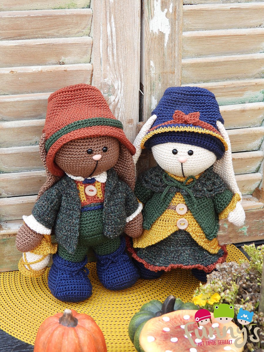 Funny Bunny set Anna en Jacob | Het Wolhuis Funny Bunny set Anna en Jacob
