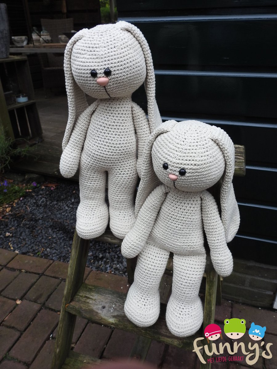 Funny XXL Funny Bunny Basic Linnen (zittend of staand) | Het Wolhuis Funny XXL Funny Bunny Basic Linnen (zittend of staand) | Het Wolhuis