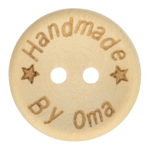 Knoop Hout Handmade by Oma-15mm | Het Wolhuis