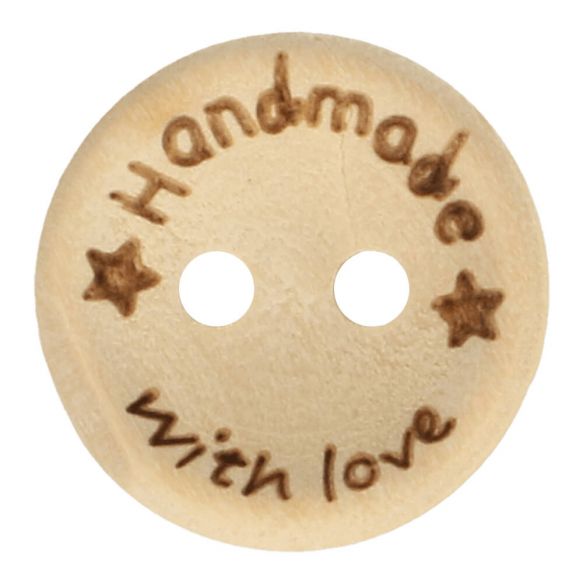 Knoop Hout Handmade with Love | Het Wolhuis Knoop Hout Handmade with Love-15mm