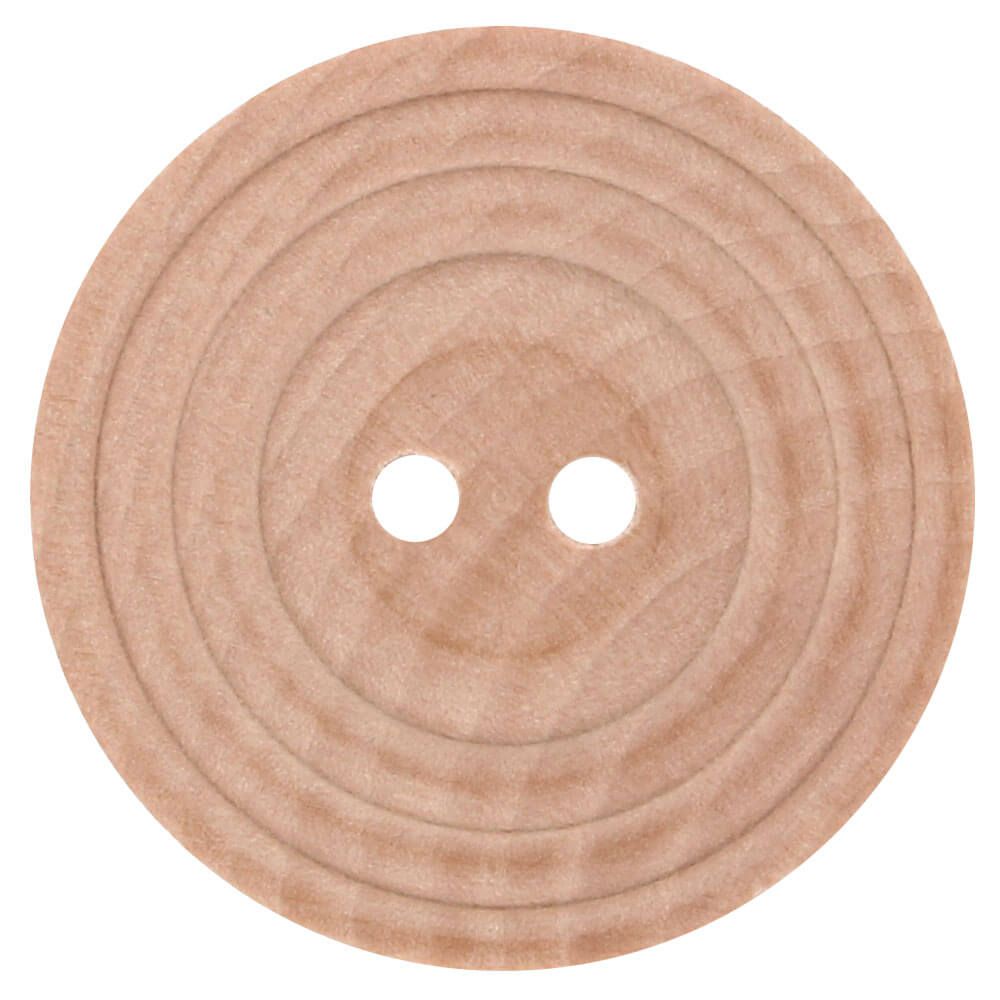 Houten knoop met rand | Het Wolhuis Houten knoop met rand-17.5mm