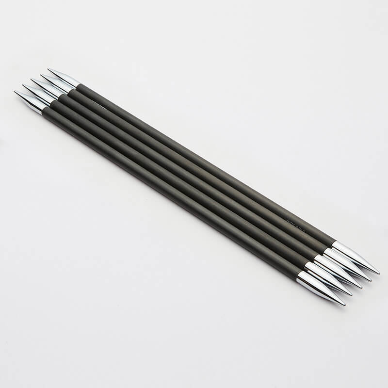 KnitPro Karbonz Sokkennaalden 20cm | Het Wolhuis KnitPro Karbonz Sokkennaalden 20cm