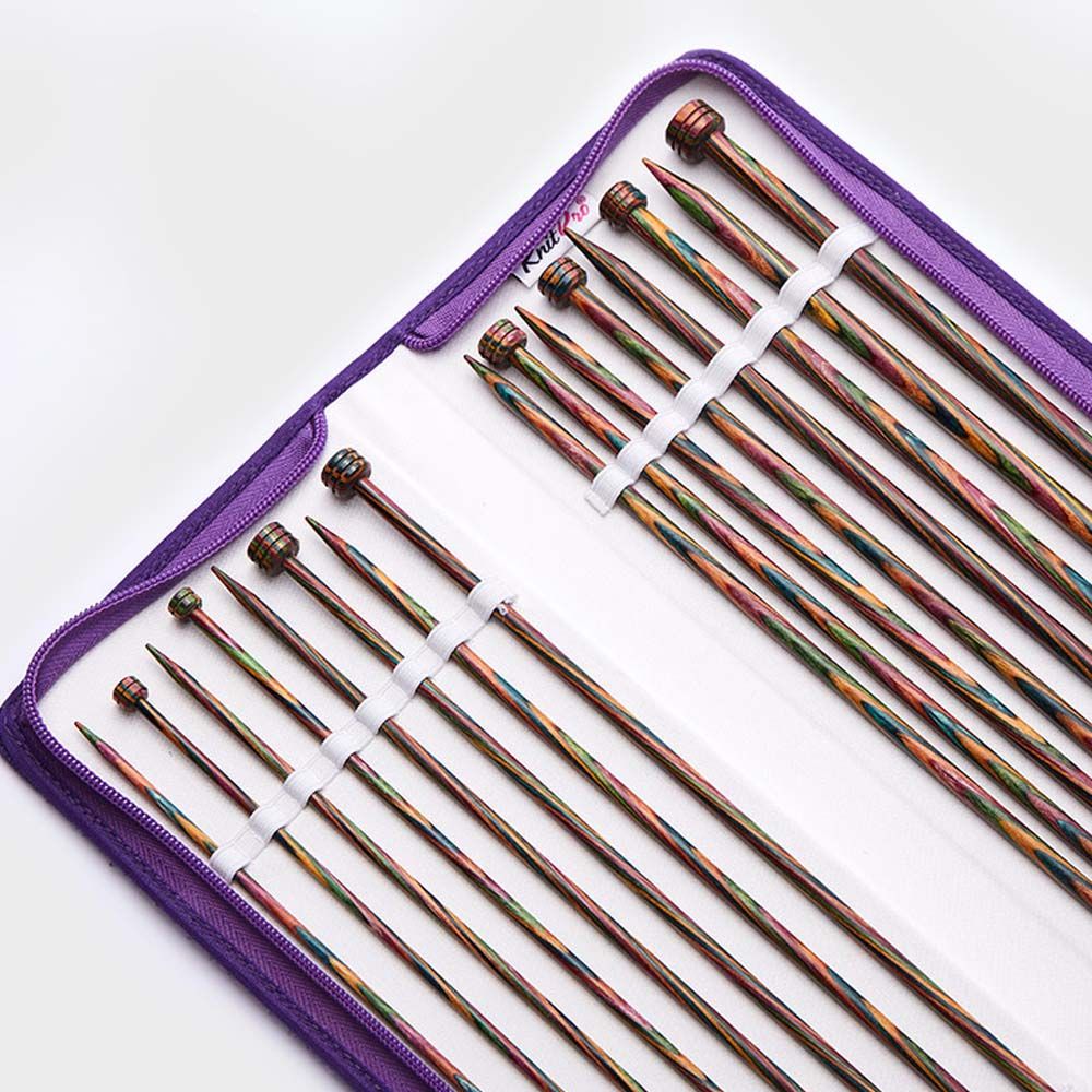 KnitPro Symfonie breinaaldenset | Het Wolhuis KnitPro Symfonie Breinaalden met knop set