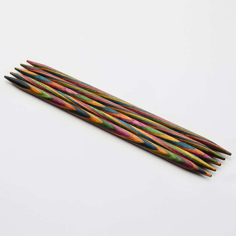 KnitPro Symfonie - Sokkennaalden hout 10cm