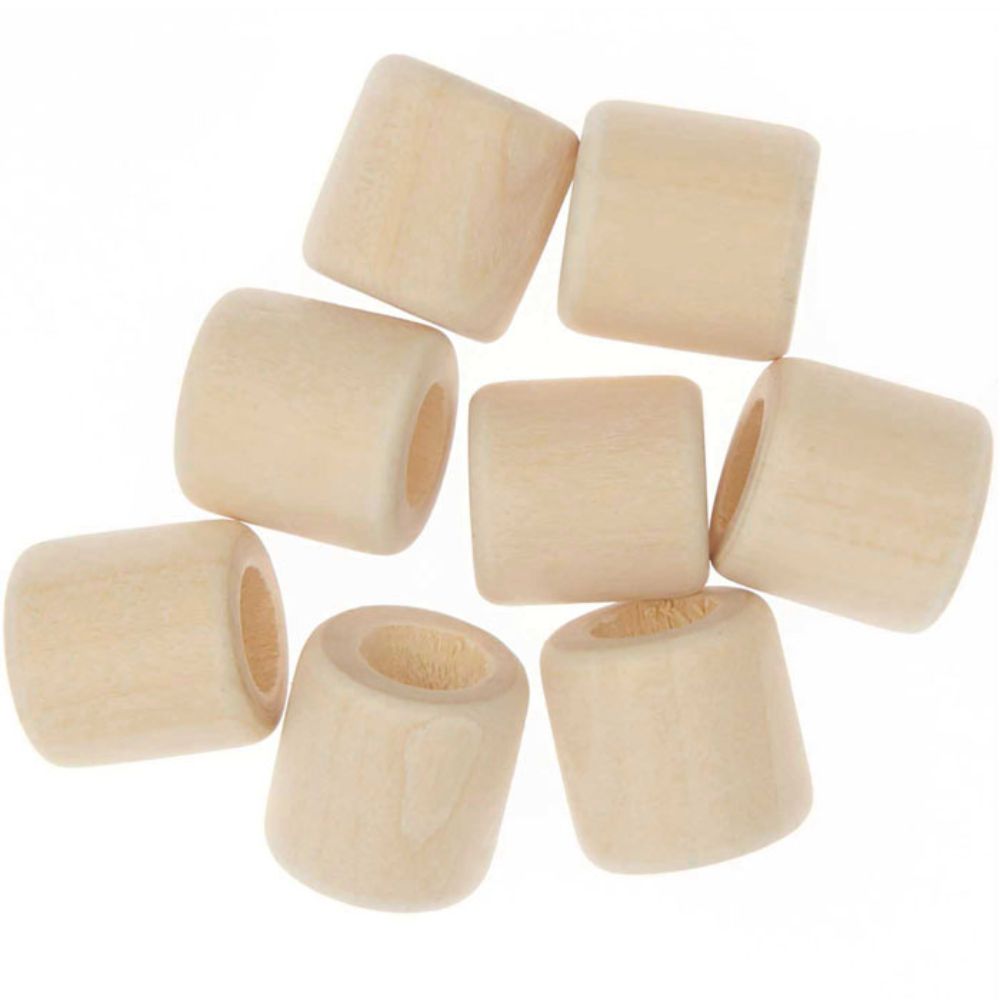 Rico Macramé kralen hout naturel 17x17mm - 500216 | Het Wolhuis Rico Macramé kralen hout naturel 17x17mm - 500216