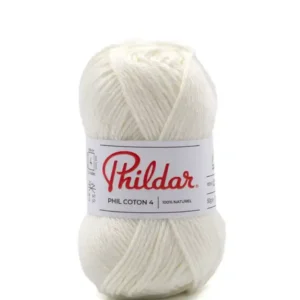 Phildar Phil Coton 4-Craie | Het Wolhuis